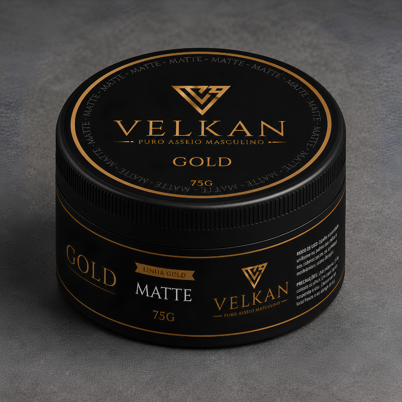 Cera Gold Matte fixação seca 75g
