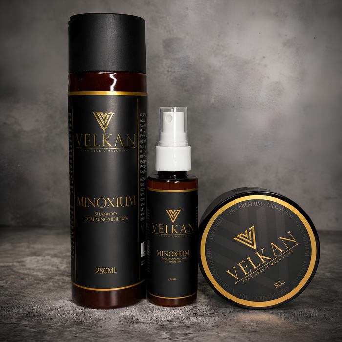 Kit Minoxium Completo Minoxidil 10%