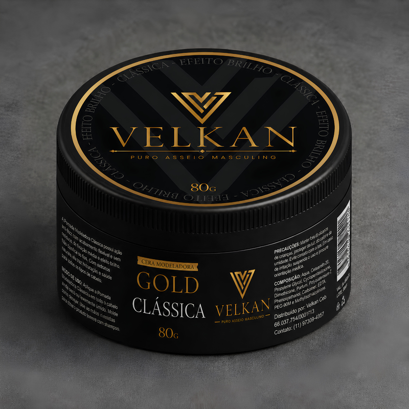 Cera Gold Clássica efeito brilho 80g