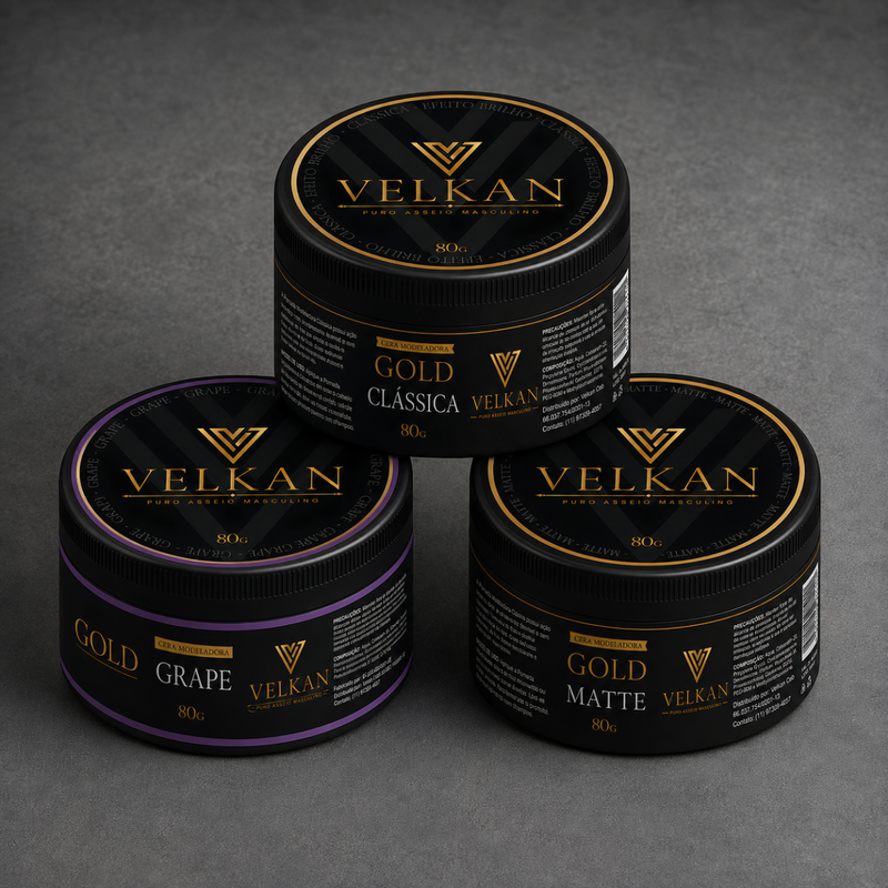 Kit 3 Ceras Gold modelagem versátil